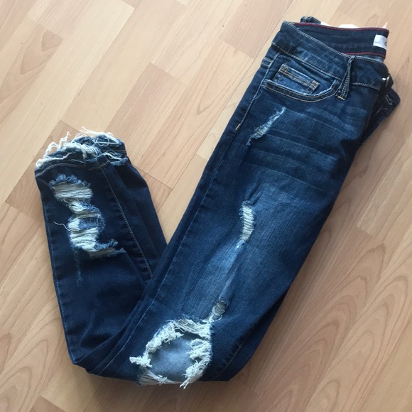 Cello Jeans Denim - Destructed Skinny Jeans